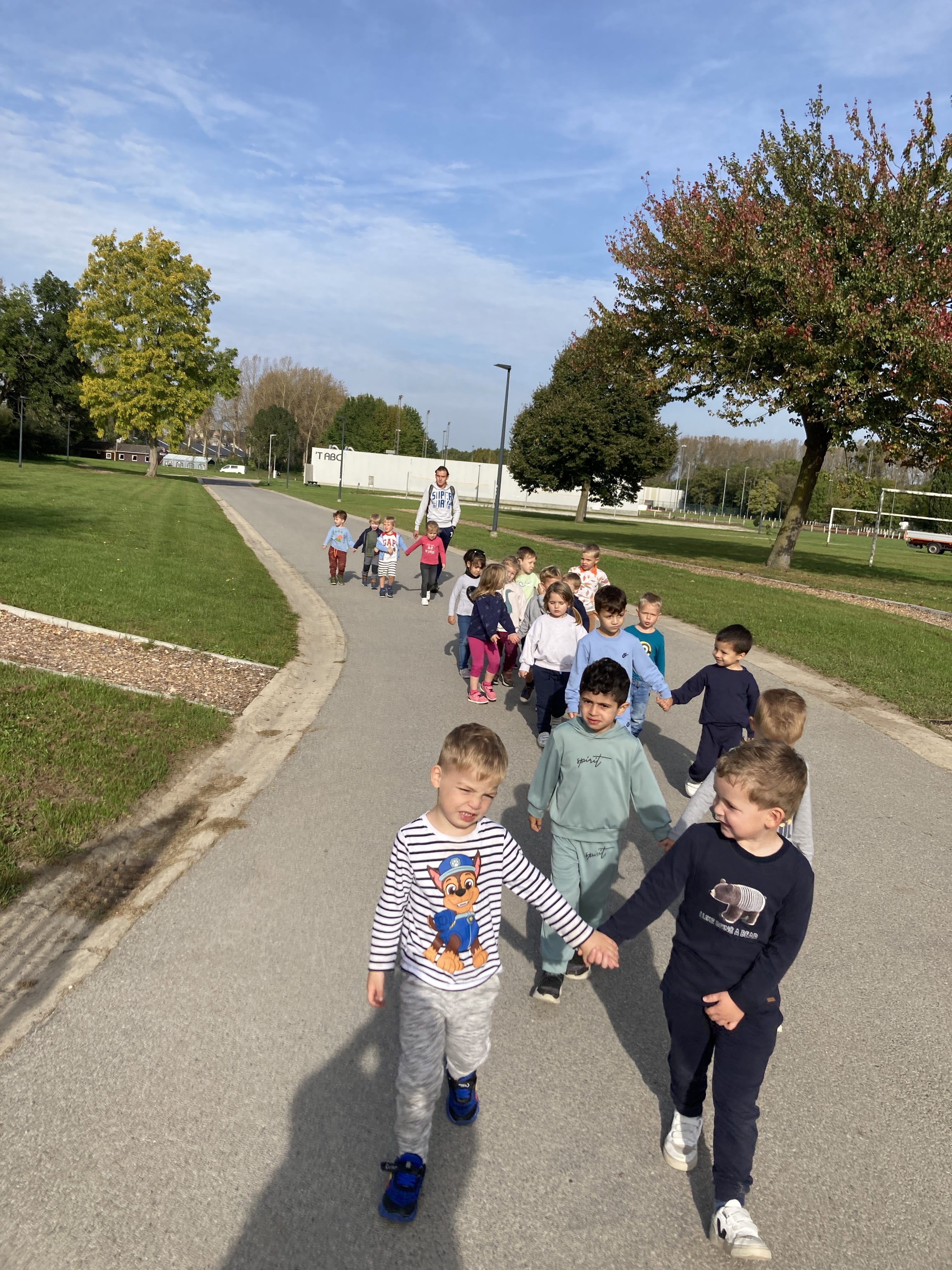 Herfstwandeling kleuters